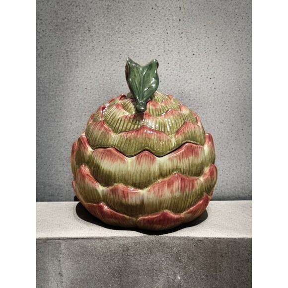 Fitz and Floyd French Market Collection Candy Jar with Lid in Original Box - Picture 5 of 8